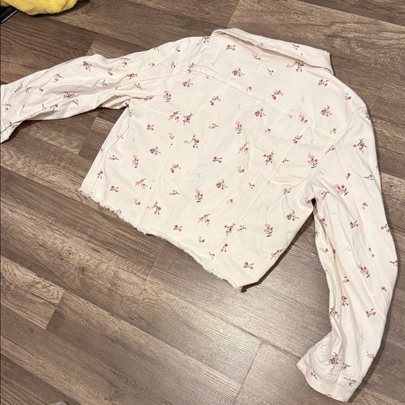 Arizona Jean Company XL Floral Cream Jacket - Picture 6 of 6